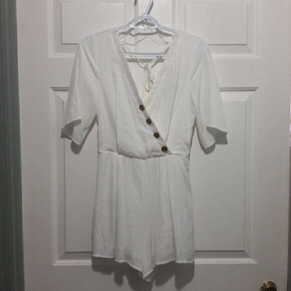 Blue Rain Romper  - Picture 1 of 6